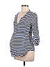 Motherhood 100% Rayon Blue 3/4 Sleeve Top Size M - photo 1