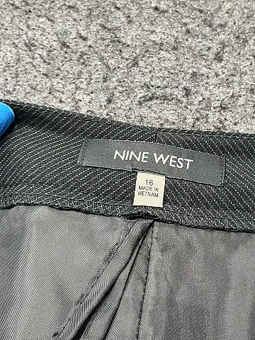 Nine West 100% Polyester Black Active Pants Size 16
