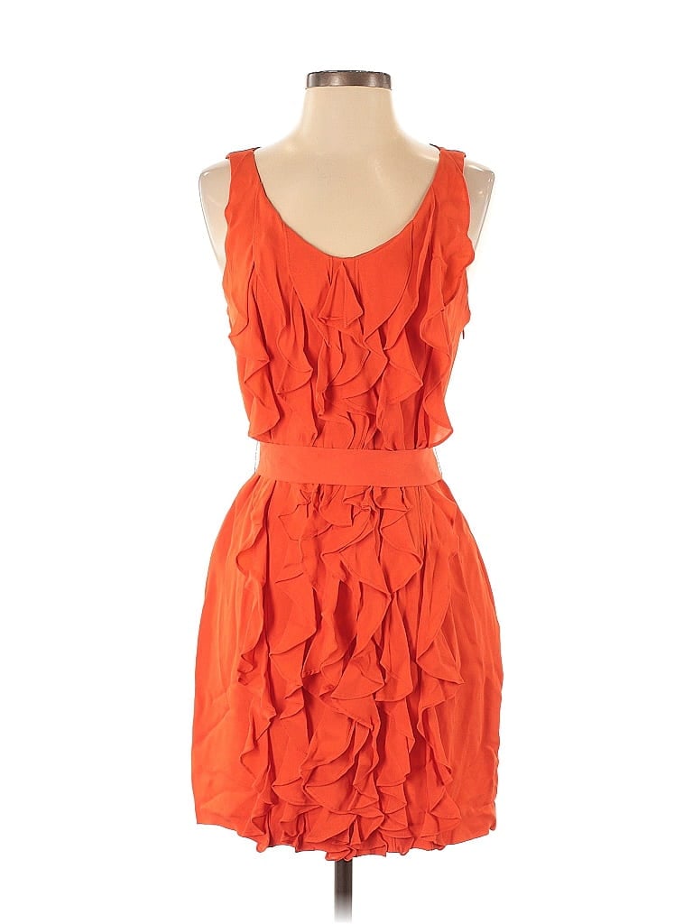 Pre-owned Ali Ro Cocktail Dress In Orange