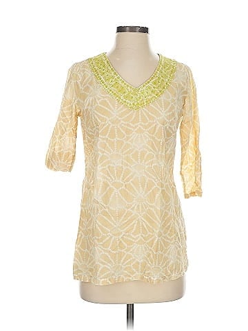 Calypso St. Barth 3/4 Sleeve Top (view 1)