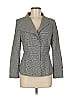 Piazza Sempione Houndstooth Gray Wool Blazer Size EU (IT) 42 / US 6 - photo 1