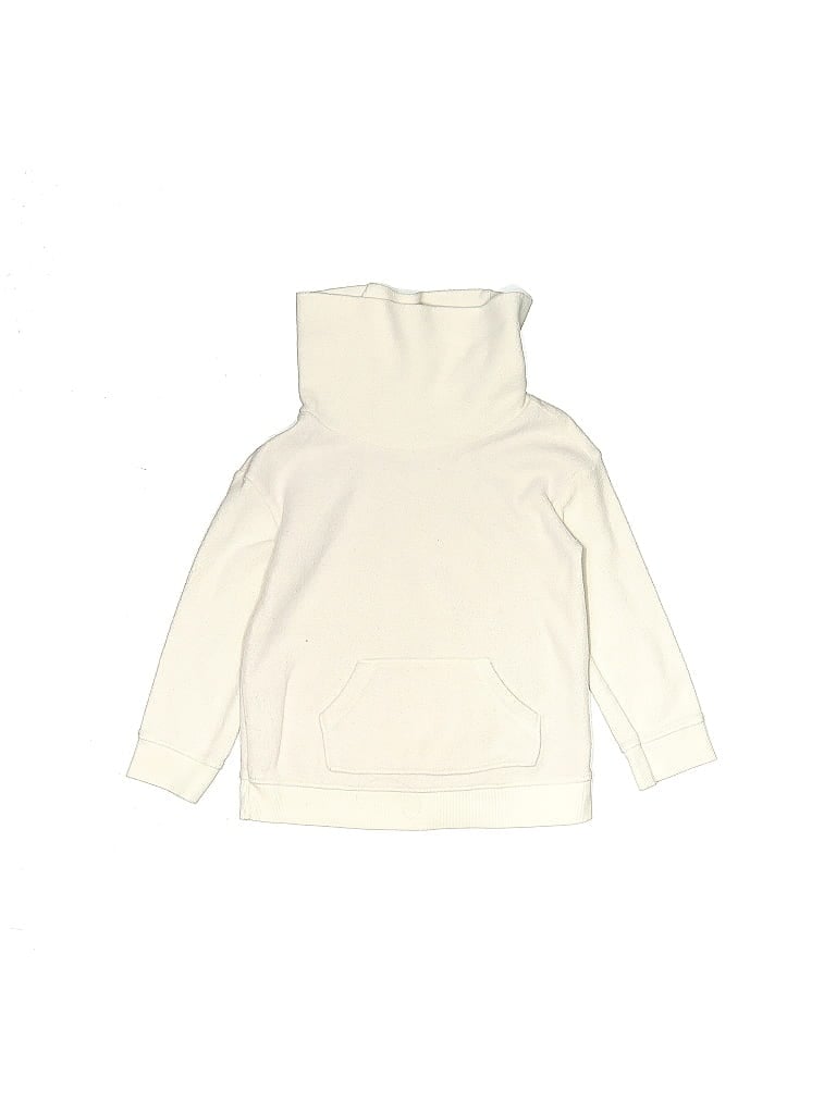 Pre-owned Old Navy Kids' Pullover Hoodie In White