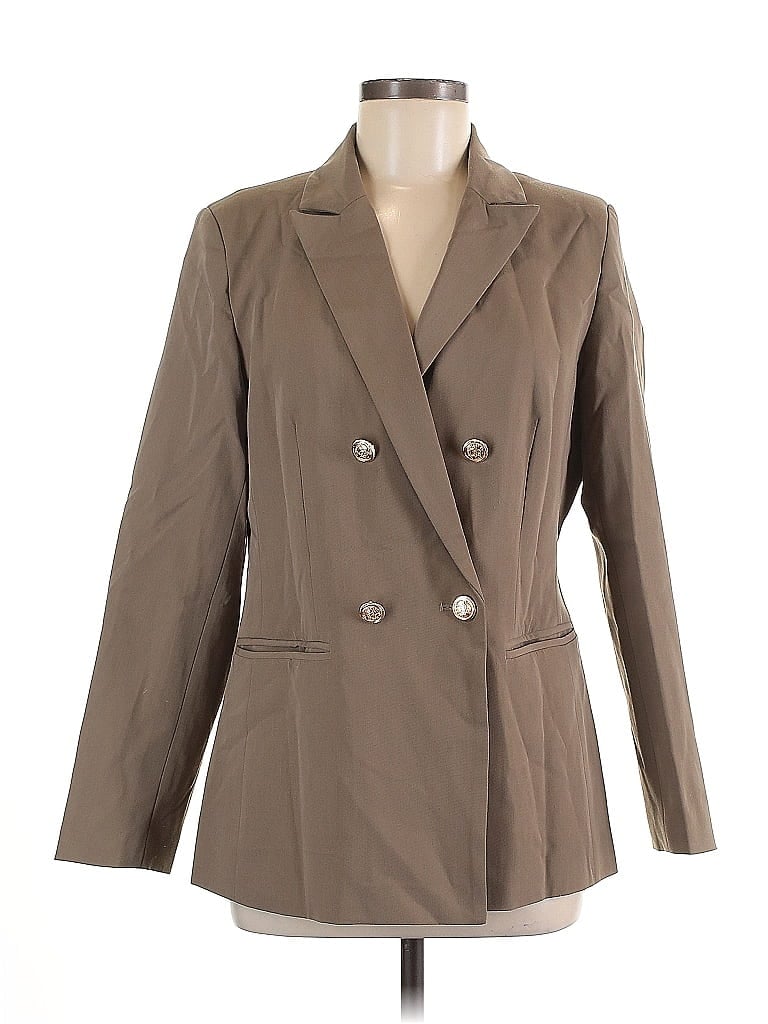 Pre-owned Unbranded Blazer Jacket In Brown