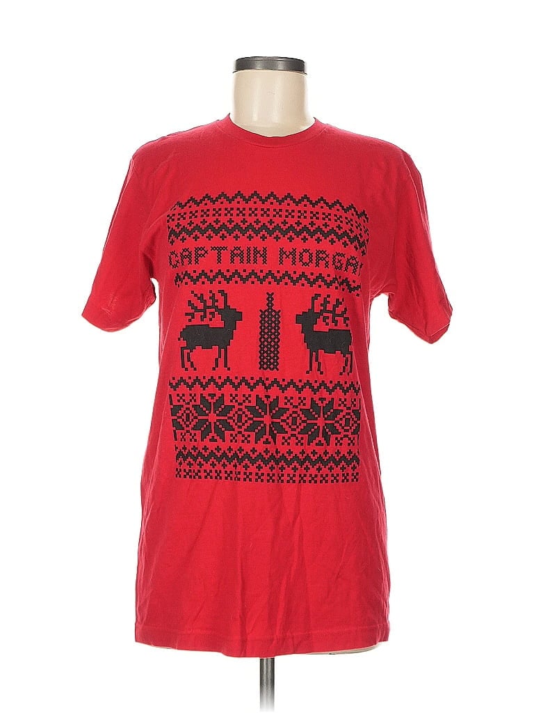 Pre-owned Assorted Brands Short Sleeve T-shirt In Red