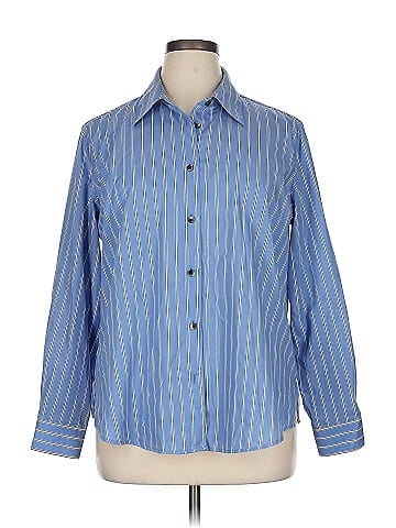 Foxcroft Long Sleeve Button-Down Shirt (view 1)