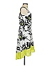 Studio Y 100% Polyester Tropical Green Casual Dress Size XS - photo 3