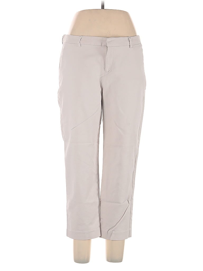 Pre-owned Old Navy Khaki Pant In Gray