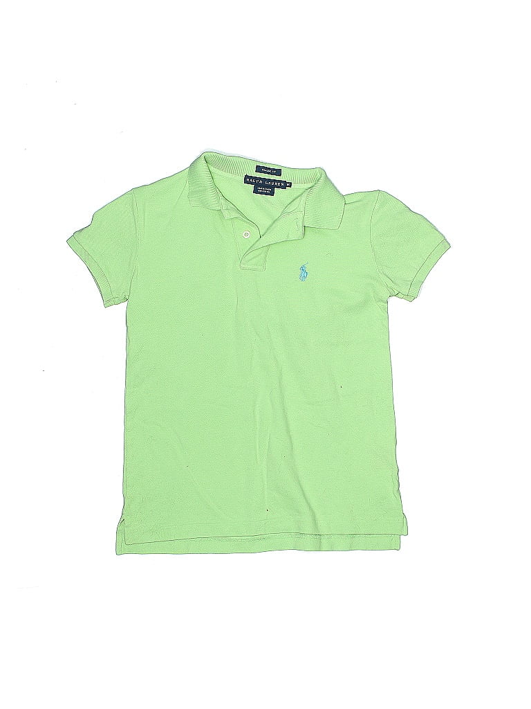 Ralph Lauren 100% Cotton Green Short Sleeve Polo Size X-Small  (big kids) - photo 1