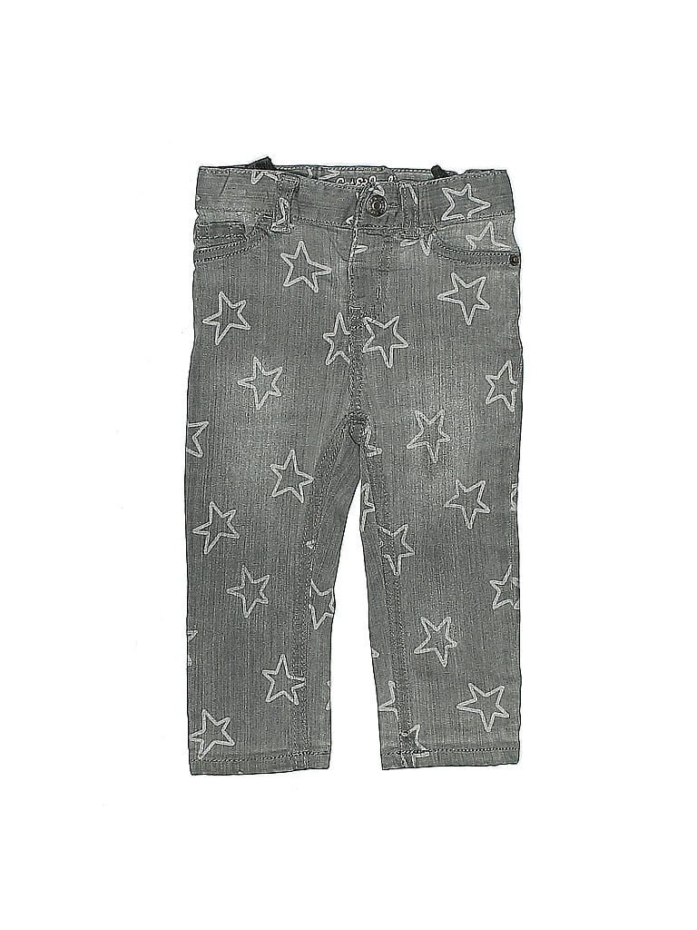 Cat & Jack Stars Gray Jeggings 12-18 MO / 18 MO - photo 1