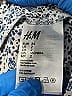 H&M 100% Polyester Paisley Blue Long Sleeve Blouse Size 2 - photo 8