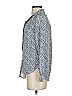 H&M 100% Polyester Paisley Blue Long Sleeve Blouse Size 2 - photo 5