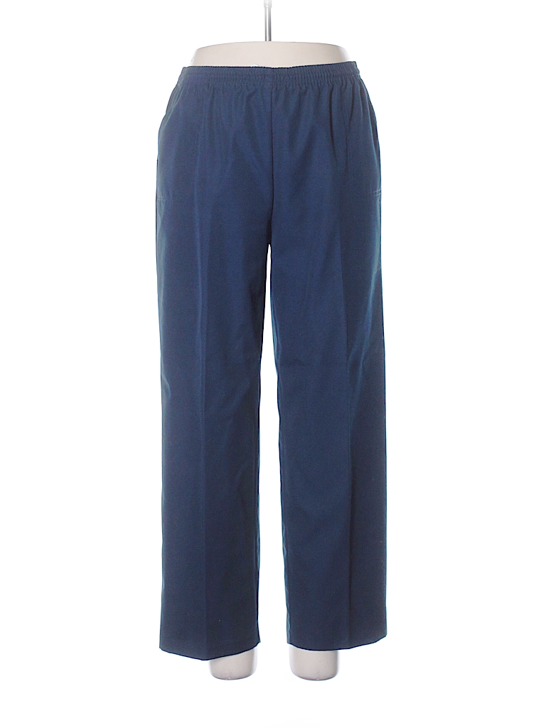 Koret Solid Navy Blue Casual Pants Size 16 (Petite) - 95% off | thredUP
