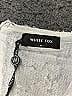 White Fox 100% Polyester Silver Formal Skirt Size M - photo 6