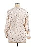 Ann Taylor Factory 100% Polyester Ivory 3/4 Sleeve Blouse Size L - photo 2