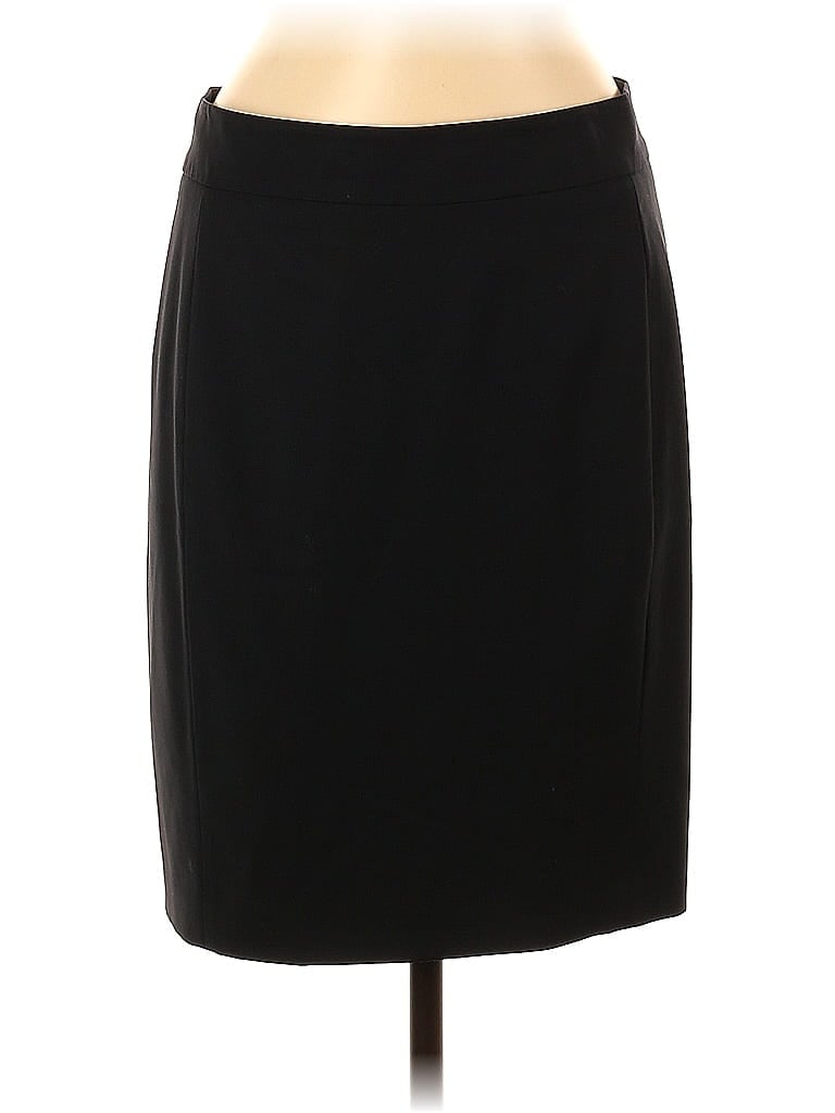 Pre-owned Ann Taylor Wool Skirt In Black