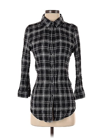 Fei 3/4 Sleeve Button-Down Shirt (view 1)