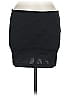 Solemio Solid Black Faux Leather Skirt Size L - photo 1