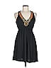 American Rag Paisley Black Casual Dress Size M - photo 1