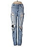 American Eagle Outfitters Hearts Blue Jeans Size 0 - photo 1