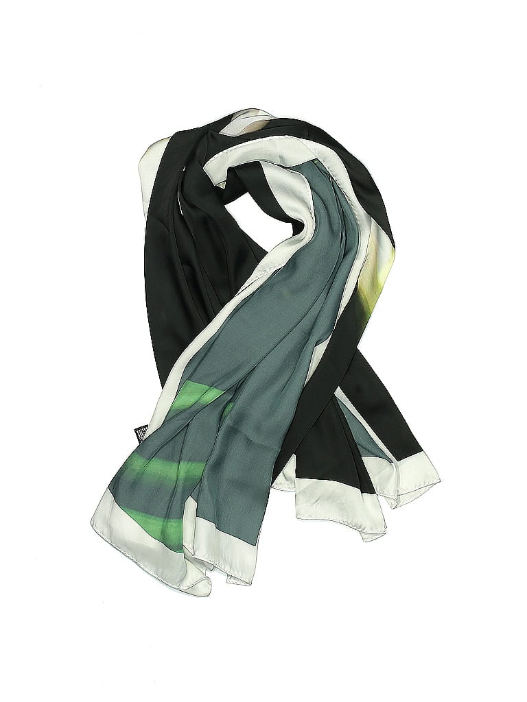 Victoria Beckham 100% Polyester Green Black Scarf One size - photo 1