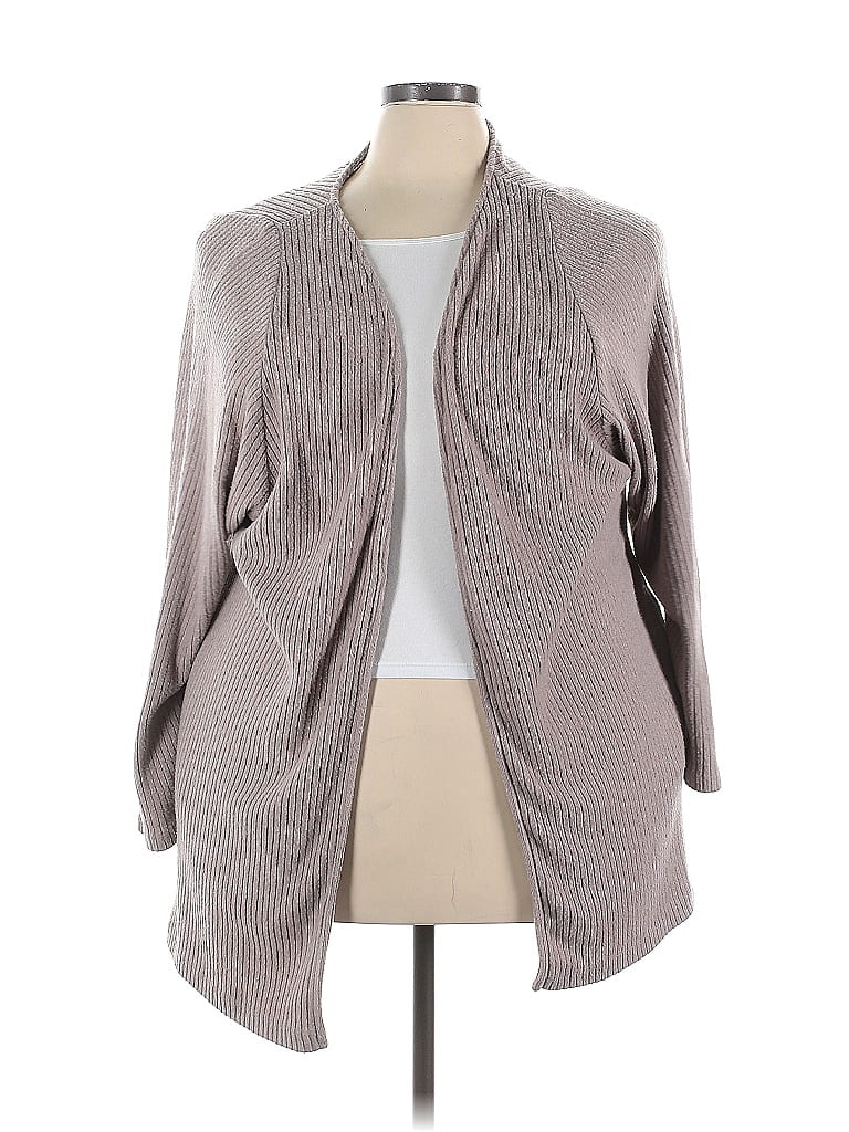 Pre-owned Unbranded Cardigan Sweater In Brown