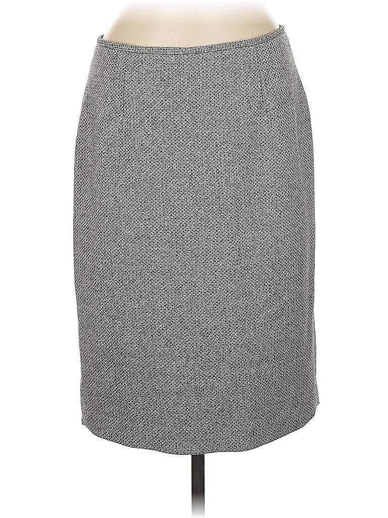 Pre-owned Calvin Klein Formal Skirt In Gray