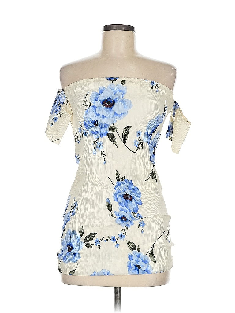 Love & Other Things 100% Polyester Blue Cocktail Dress Size 8 - photo 1