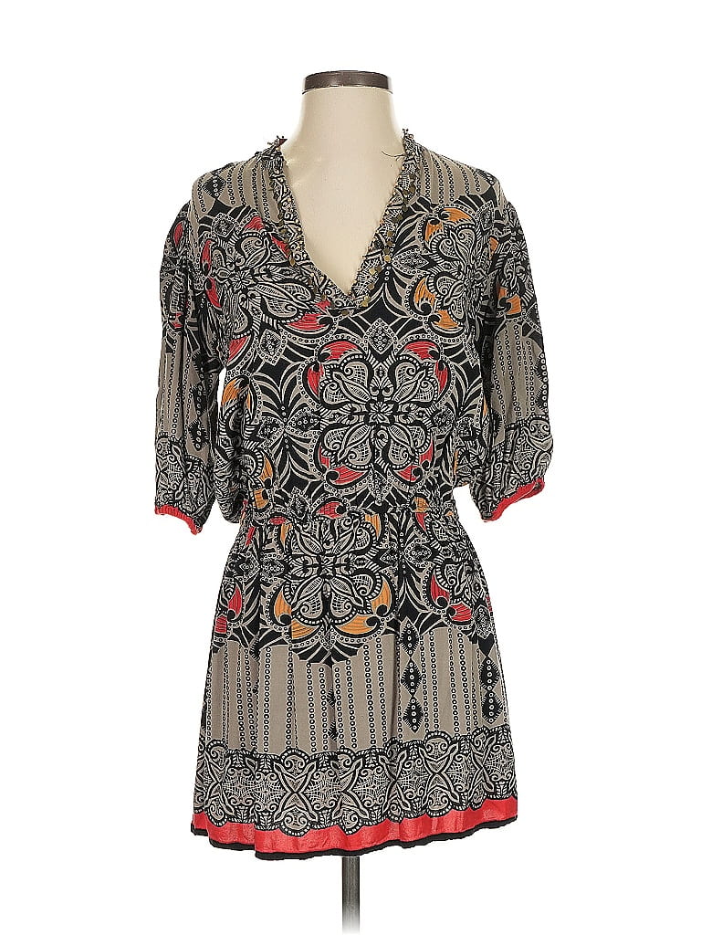 Pre-owned Angie Casual Dress In Gray