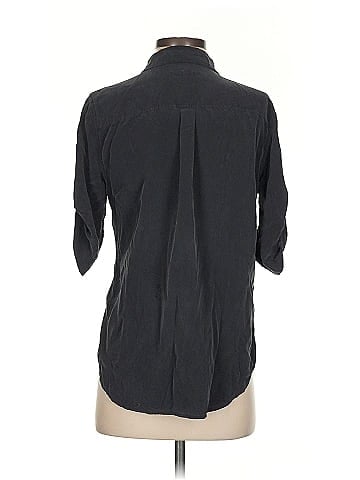 Equipment 3/4 Sleeve Silk Top (view 2)