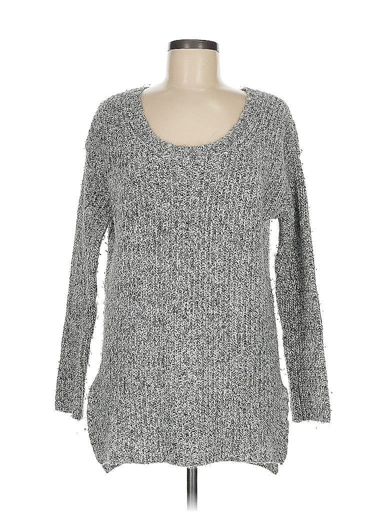 Pre-owned Bcbgeneration Pullover Sweater In Silver