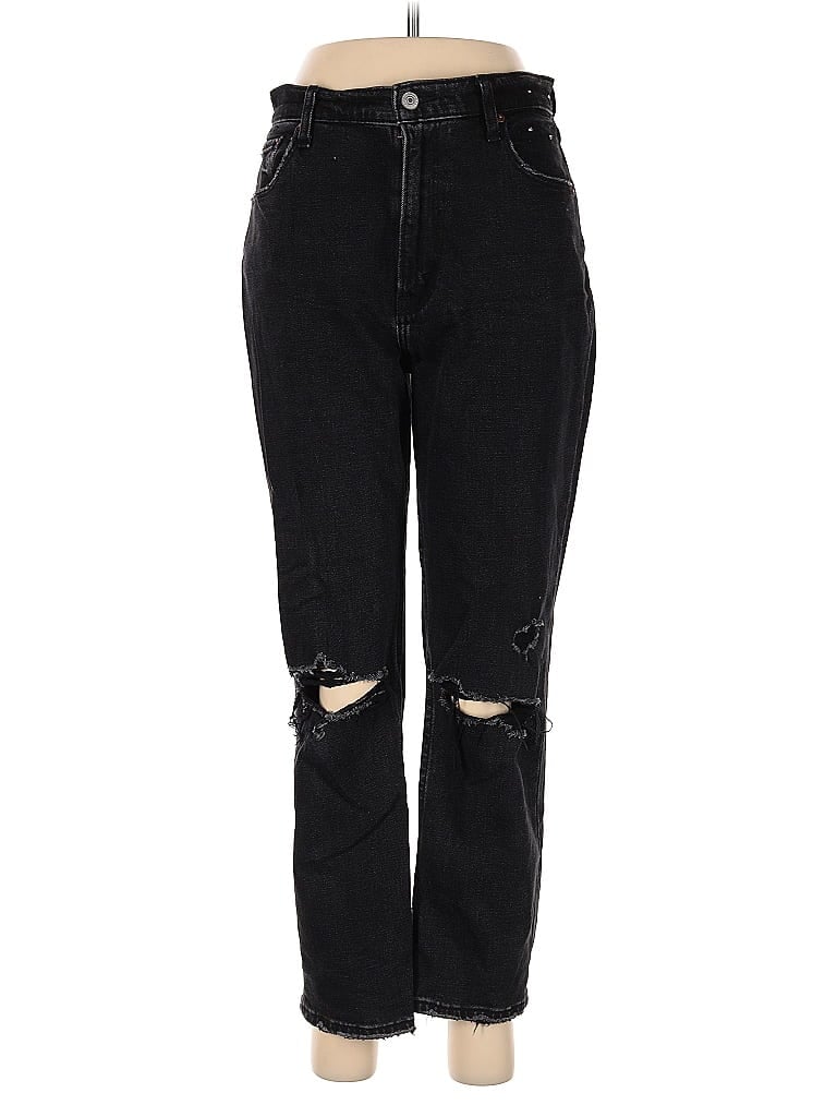 Pre-owned Abercrombie & Fitch Jeans In Black