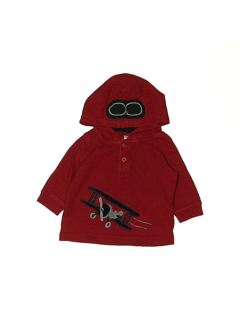 Pre-owned Gymboree Babies' Pullover Hoodie In Red