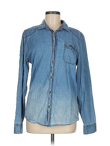 Earthbound Trading Co. Long Sleeve Button-Down Shirt (view 1)