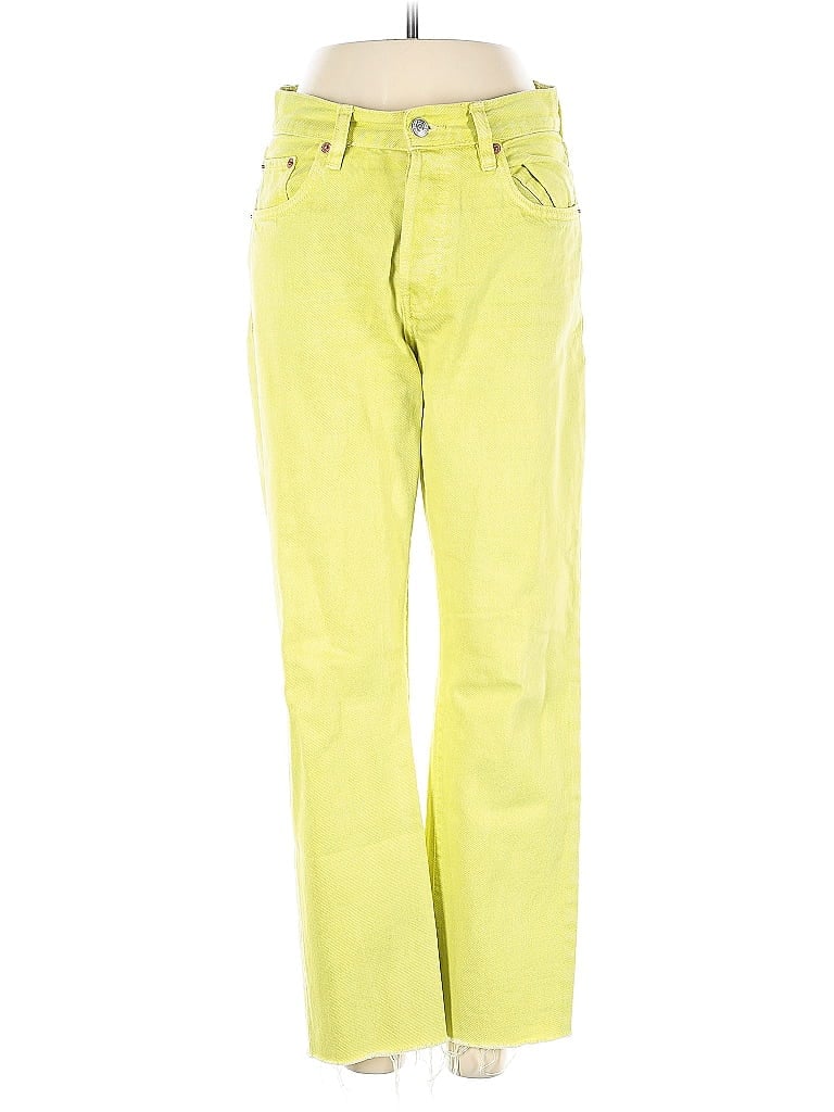 Pre-owned Mng Jeans In Yellow