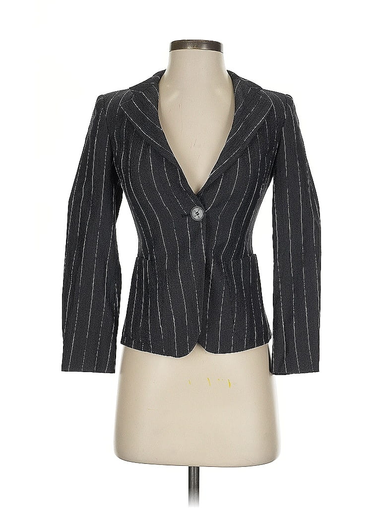 Pre-owned Emporio Armani Wool Blazer Jacket In Gray