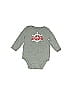 Circo Graphic Gray Long Sleeve Onesie Size 3-6 mo - photo 1