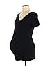 Gap - Maternity Black Short Sleeve T-Shirt Size M - photo 1