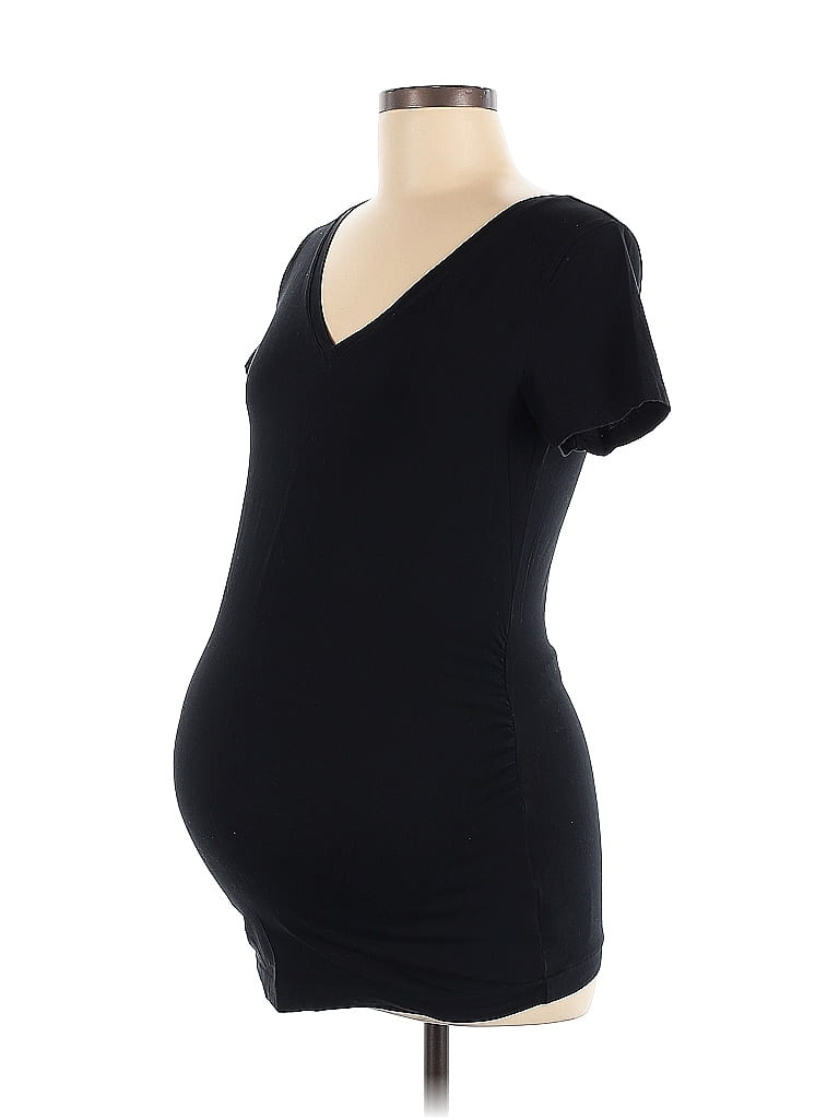 Gap - Maternity Black Short Sleeve T-Shirt Size M - photo 1