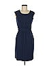 Max and Cleo Solid Blue Cocktail Dress Size 8 - photo 1