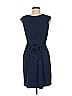 Max and Cleo Solid Blue Cocktail Dress Size 8 - photo 2