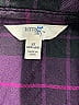 Terra & Sky 100% Rayon Plaid Purple 3/4 Sleeve Button-Down Shirt Size 16 - photo 6