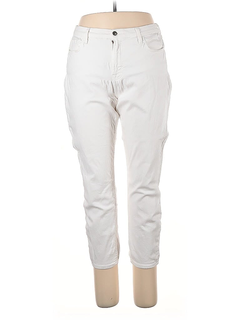 Pre-owned Jen 7 By 7 For All Mankind Jeans In White