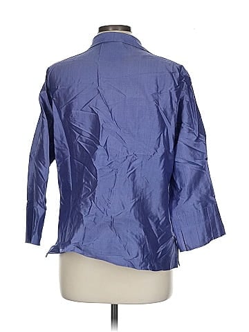 Charlotte Kellogg 3/4 Sleeve Silk Top (view 2)