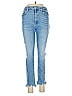 Zara Hearts Blue Jeans Size 8 - photo 1