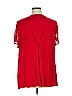 Catherines 100% Rayon Red Short Sleeve T-Shirt Size 0X - photo 2