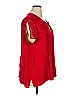 Catherines 100% Rayon Red Short Sleeve T-Shirt Size 0X - photo 4