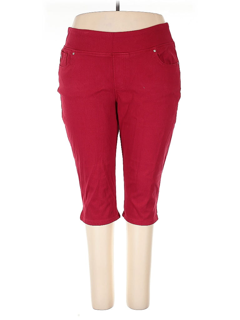 Belle By Kim Gravel Red Casual Pants Size 22 - photo 1