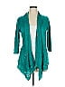 Lane Bryant Outlet 100% Acrylic Teal Green Cardigan Size 14 - photo 1