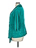 Lane Bryant Outlet 100% Acrylic Teal Green Cardigan Size 14 - photo 5