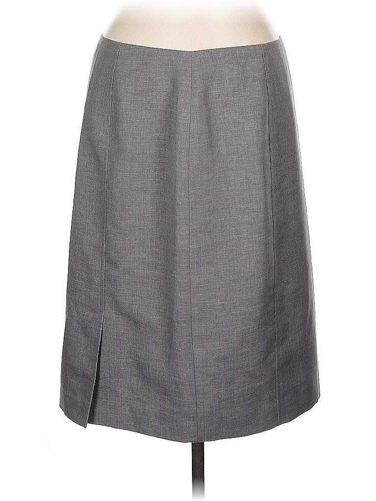 Pre-owned Kasper Formal Skirt In Gray